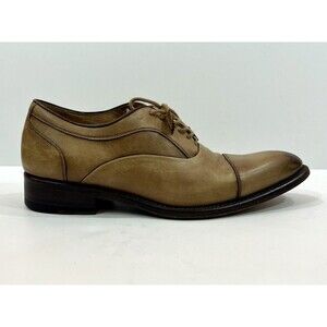 Calzoleria Harris ITALY Light Brown Leather Cap Toe Oxford Shoes Size 6 (‎ US 8)